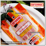 Aroma Bali frozen pork BACON BACK sliced 250g